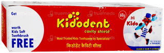 Kidodent Cavity Shield Bubble Gum Flavour Toothpaste 60Gm With Kido Soft Tootbrush Free