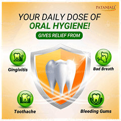 Patanjali Dant Kanti Natural Toothpaste 200Gm + 100Gm With Toothbrush Free