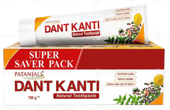Patanjali Dant Kanti Super Saver Pack Natural Toothpaste 700Gm