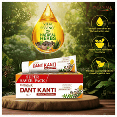 Patanjali Dant Kanti Super Saver Pack Natural Toothpaste 700Gm