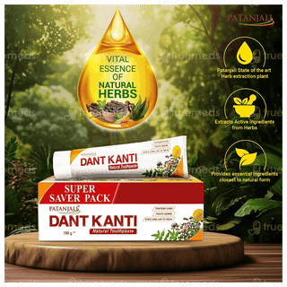 Patanjali Dant Kanti Super Saver Pack Natural Toothpaste 700Gm