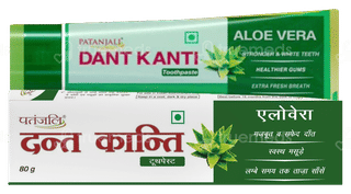 Patanjali Dant Kanti Aloevera Toothpaste 80Gm