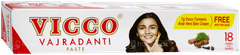 Vicco Vajradanti Paste 100 With Turmeric Aloe Vera Skin Cream 7Gm Free