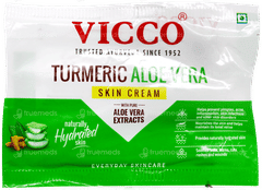 Vicco Vajradanti Paste 100 With Turmeric Aloe Vera Skin Cream 7Gm Free