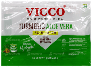 Vicco Vajradanti Toothpaste 100gm With Vicco Turmeric Aloe Vera Skin Cream 7gm Free