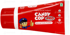 Candy Cop Pro 6+ Years Bubblegum Flavour Toothpaste 50Gm