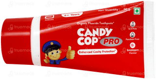 Candy Cop Pro 6+ Years Bubblegum Flavour Toothpaste 50Gm