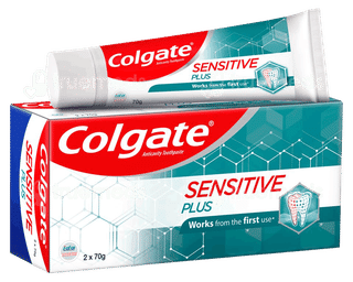 Colgate Sensitive Plus 70Gm Pack Of 2 Toothpaste