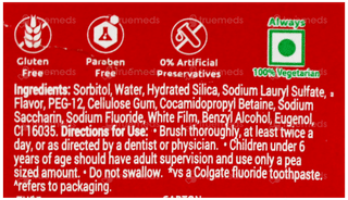 Colgate Maxfresh Ultrafreeze New With Cooling Crystals Spicy Fresh Red Gel Toothpaste 19Gm