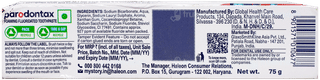 Parodontax Advanced Active Gum Care Daily Fluoride Foaming Fluoridated Toothpaste 75Gm
