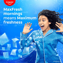 Colgate Maxfresh New With Cooling Crystal Spicy Fresh 150Gm Pack Of 4 Toothpaste