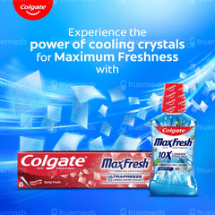 Colgate Maxfresh New With Cooling Crystal Spicy Fresh 150Gm Pack Of 4 Toothpaste