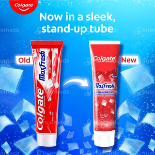 Colgate Maxfresh New With Cooling Crystal Spicy Fresh 150Gm Pack Of 4 Toothpaste
