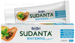 Sri Sri Tattva Sudanta Whitening Toothpaste 150Gm Sri Sri Tattva Sudanta Whitening Toothpaste 150Gm