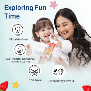 Pigeon Fruit Punch Flavour Toothpaste For Children 45Gm With Toothbrush Free