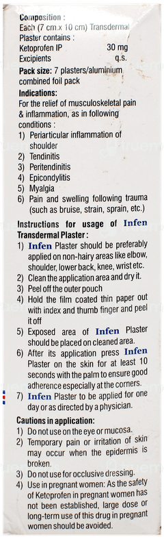 Infen Transdermal Plaster 7