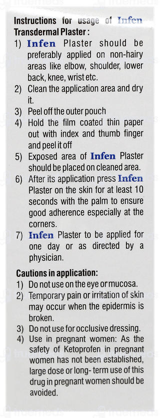 Infen Transdermal Plaster 7