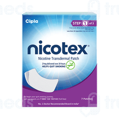 Nicotex 21mg Nicotine Transdermal Patch 7