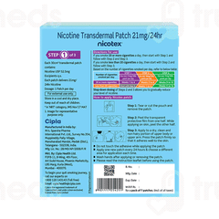 Nicotex 21mg Nicotine Transdermal Patch 7