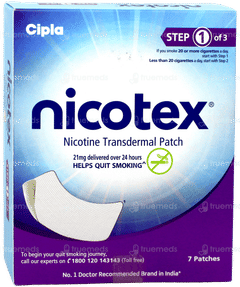 Nicotex 21Mg Nicotine Transdermal Patch 7