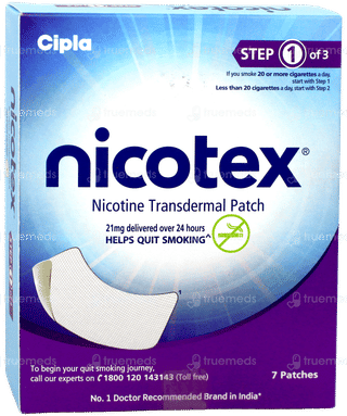 Nicotex 21Mg Nicotine Transdermal Patch 7