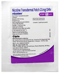 Nicotex 21Mg Nicotine Transdermal Patch 7