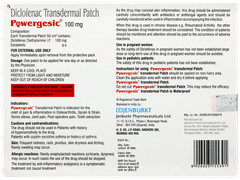 Powergesic 100mg Transdermal Patch 3