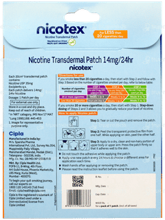 Nicotex 14mg Nicotine Transdermal Patch 1