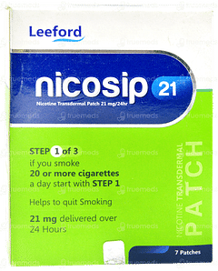 Nicosip 21 Nicotine Transdermal Patches 7 Nicosip 21 Nicotine Transdermal Patches 7