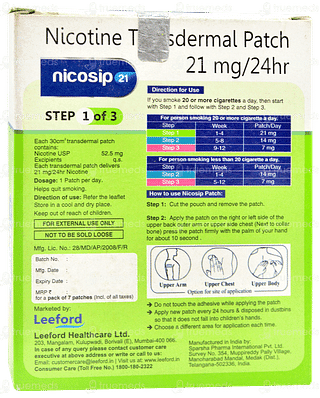 Nicosip 21 Patches 7