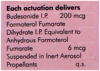 Budamate 200 Transhaler 120mdi