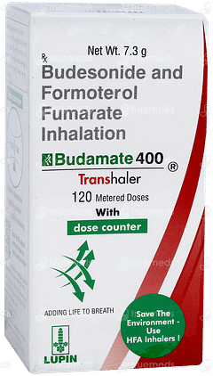 Budamate 400 Transhaler 120mdi