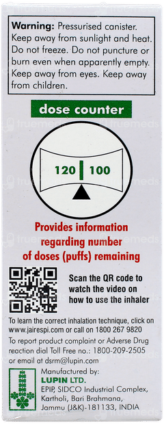 Budamate 400 Transhaler 120mdi Budamate 400 Transhaler 120mdi