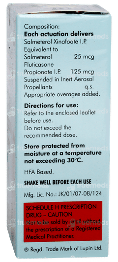 Esiflo 125 Transhaler 120mdi