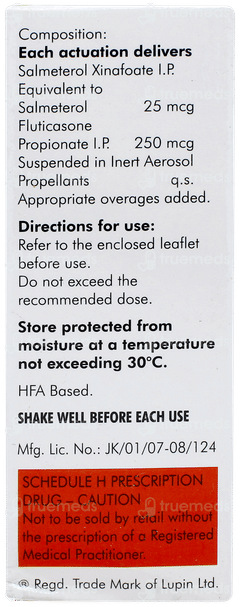 Esiflo 250 Transhaler 120mdi Esiflo 250 Transhaler 120mdi