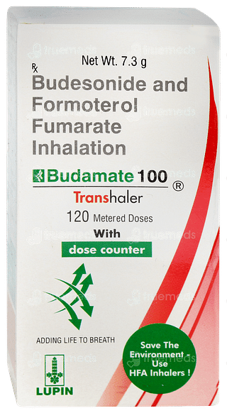 Budamate 100 Transhaler 120mdi