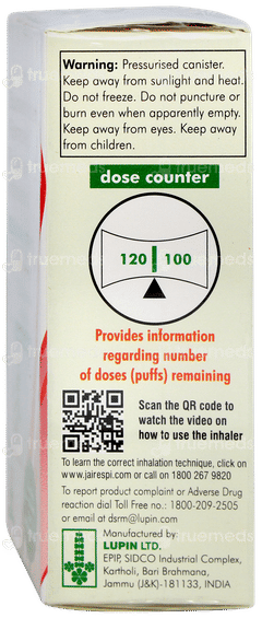 Budamate 100 Transhaler 120mdi