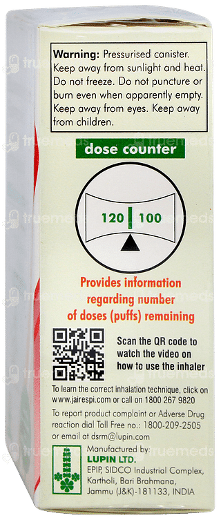 Budamate 100 Transhaler 120mdi