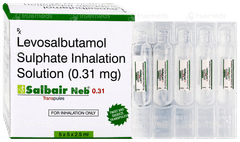 Salbair Neb 0.31 2.5ml Pack Of 5 Transpules