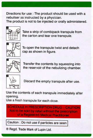 Salbair Neb 0.31 2.5ml Pack Of 5 Transpules