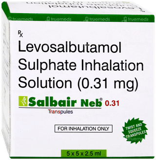 Salbair Neb 0.31 2.5ml Pack Of 5 Transpules