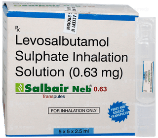 Salbair Neb 0.63 Transpules 2.5ml