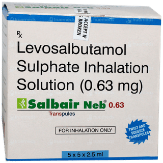 Salbair Neb 0.63 Transpules 2.5ml