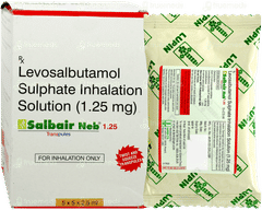 Salbair Neb 1.25 Transpules 2.5Ml