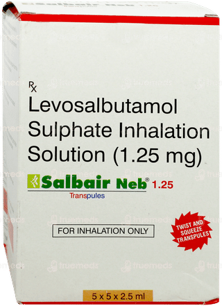 Salbair Neb 1.25 Transpules 2.5Ml