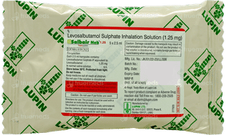 Salbair Neb 1.25 Transpules 2.5Ml