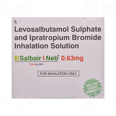 Salbair I Neb 0.63mg 2.5ml Pack Of 5 Transpules