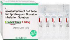 Salbair I Neb 0.63Mg 2.5Ml Pack Of 5 Transpules