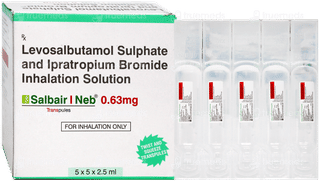 Salbair I Neb 0.63Mg 2.5Ml Pack Of 5 Transpules