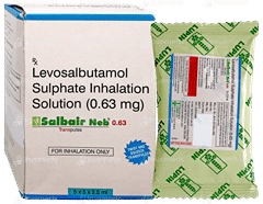 Salbair Neb 0.63Mg 2.5Ml Pack Of 5 Transpules